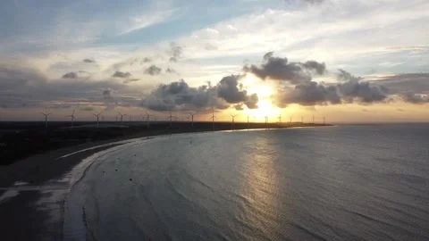 Por do Sol, Icaraí de Amontada Video stock 195100178