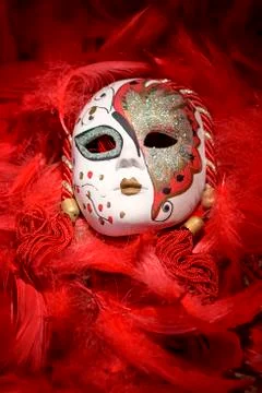 Porcelain carnival mask Photos