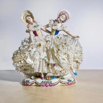 Porcelain Figurine. Foto stock