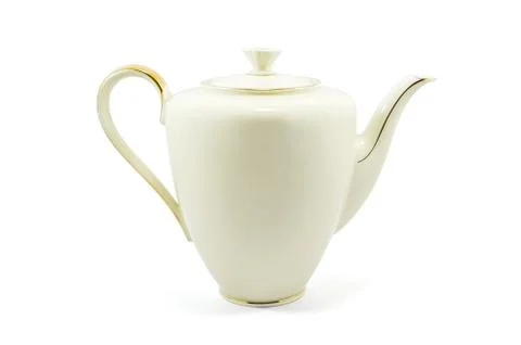Porcelain kettle Stock Photos