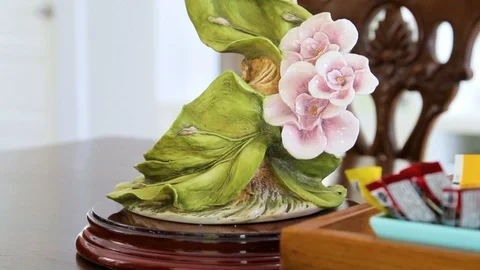 Porcelain sculpture Stock Footage 89577142