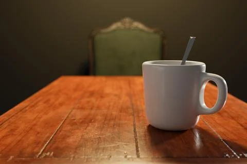 Porcelain tea cup Stock Illustration