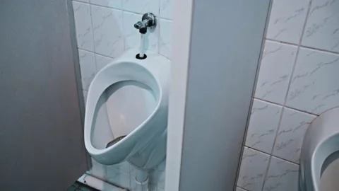 Men Public Urinal Stock Videos – Royalty-Free HD & 4K Videos