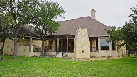 The porch of a home Stock Footage 259906891