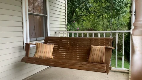 Porch Swing Stock Footage 115854273
