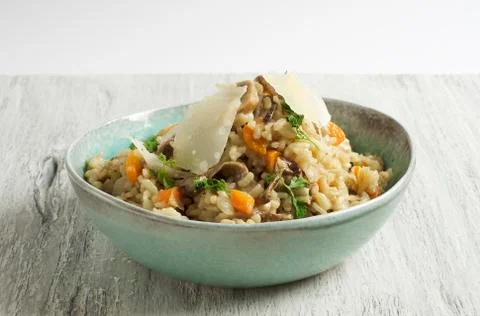 Porcini risotto  Stock Photos