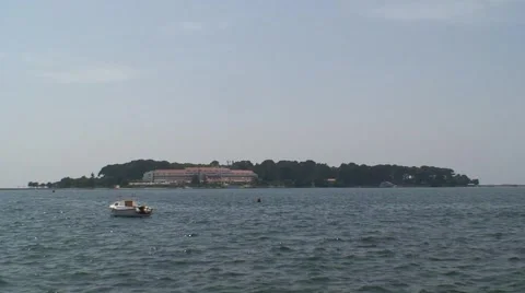 Porec Harbor View Stock-Footage 1060198