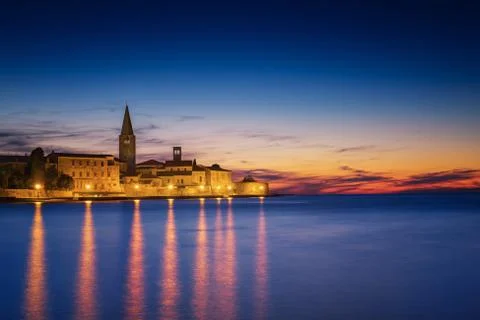Porec &amp; Sunset Stock Photos
