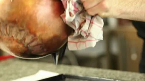 Poring red fruit marmalade Stock-Footage 11471348