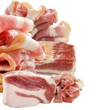 Pork and bacon Stock Photos