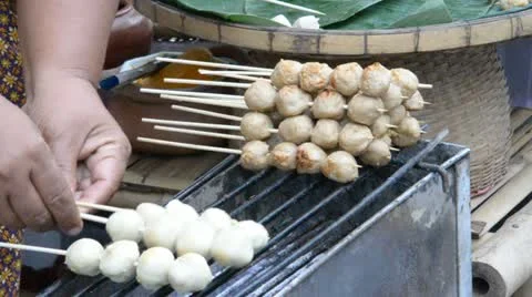 Pork ball Stock Footage 10809650