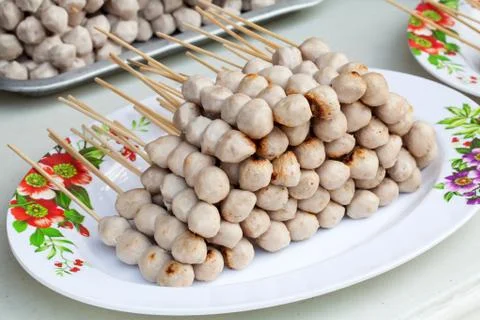 Pork balls Stock Photos