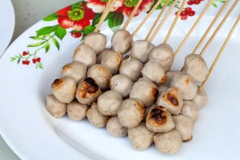 Pork balls Stock Photos