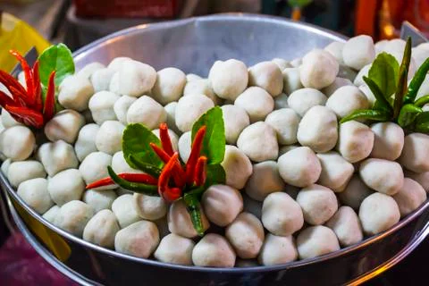 Pork balls Stock Photos