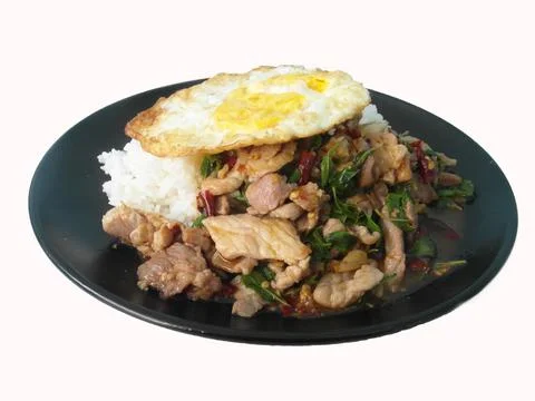 Pork Basil 写真素材