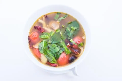 Pork bone soup Stock Photos