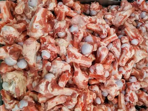 Pork bones Stock Photos