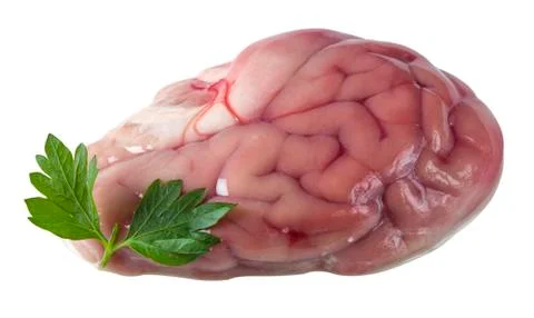 Pork brain Stock Photos