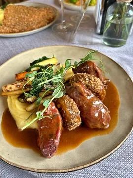 Pork cheeks Stock Photos