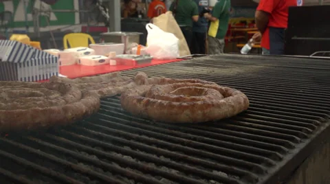 Pork Chop Barbeque 스톡 동영상 34549331