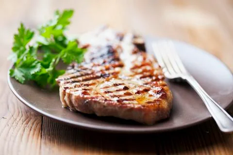 Pork chop Stock Photos