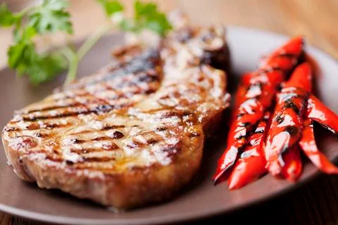 Pork chop Stock Photos