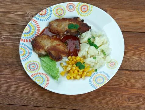 Pork chop Foto stock