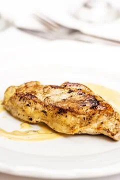 Pork chop steak Stock Photos