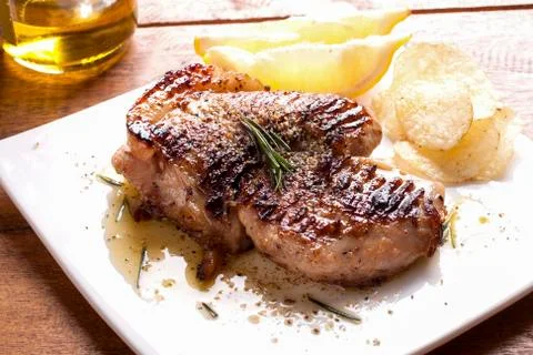 Pork chops Stock Photos