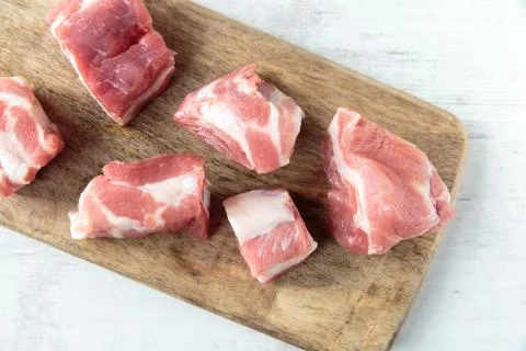 Pork chops Stockfoto's