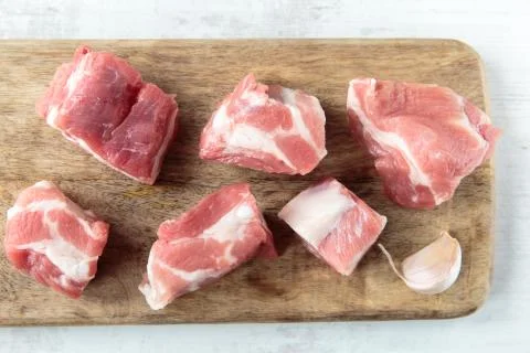 Pork chops Stockfoto's