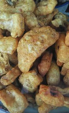Pork Crackers Stock Photos