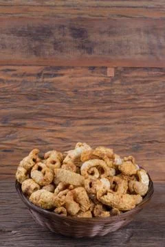Pork Crackling Stock Photos