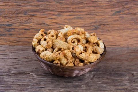 Pork Crackling Stock Photos