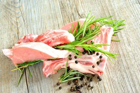 Pork cutlets Stock Photos