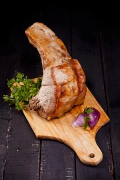 Pork For Dinner Stock Photos