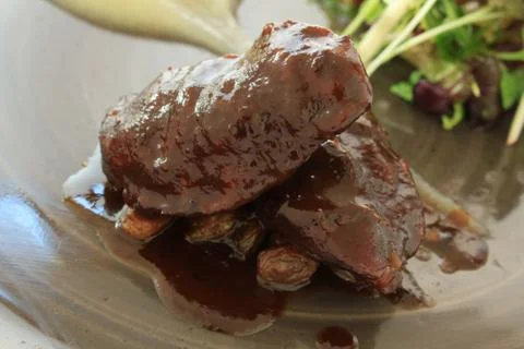 Pork dinner Stock Photos