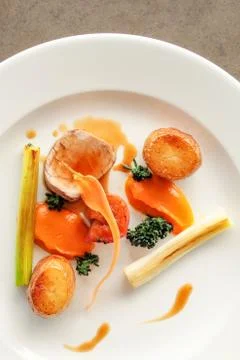 Pork dinner Stock Photos