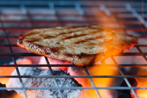 Pork fire Stock Photos