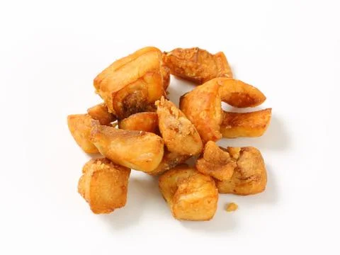 Pork greaves Stock Photos