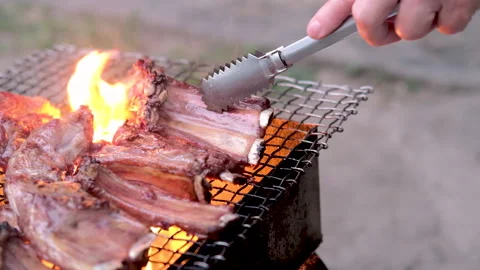 Pork grill on the stove 動画素材 146176239