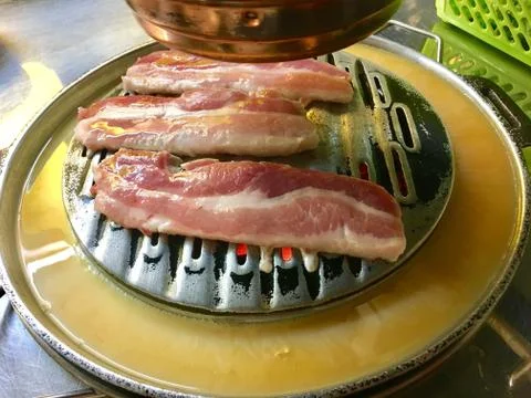 Pork grilled Foto stock