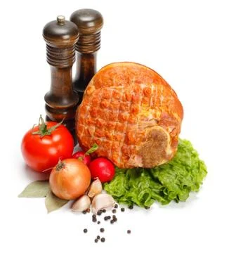 Pork ham Stock Photos