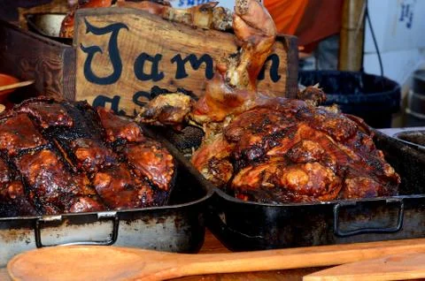 Pork legs Stock Photos