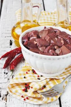 Pork liver Stock Photos
