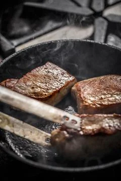Pork meat steak Stock Photos