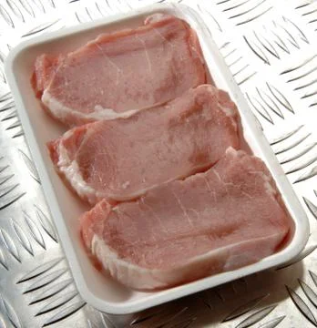 Pork meat on the table Stock Photos