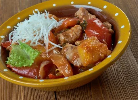 Pork Menudo Stock Photos