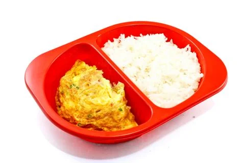 Pork omelette Stock Photos