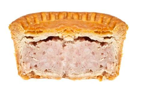 Pork Pie Half Stock Photos